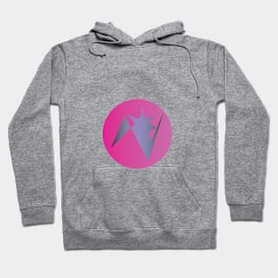 Circle with Icon Inside Hoodie